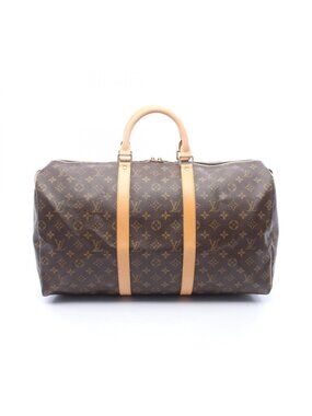 Louis Vuitton Boston Bag Keepall 50 Canvas Leather